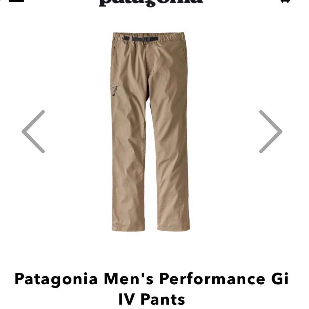 Patagonia Men's Performance Gi IV Pants size Large